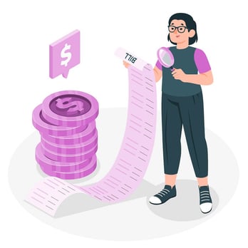 frau-mit-lupe-und-spielgeld