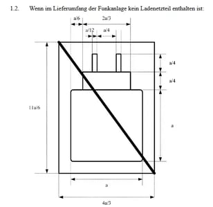 Beispiel Piktogramm Ladekabel nicht im Lieferumfang enthalten