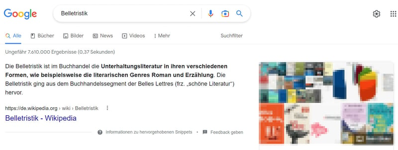 featured-snippet-belletristik-google-screenshot