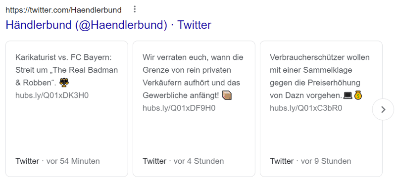 Twitterbox Haendlerbund Screenshot