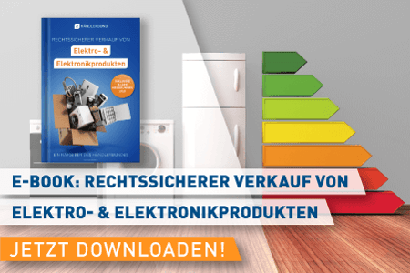 Zum E-Book: Rechtssicherer Verkauf von Elektro- und Elektronikprodukten