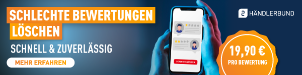 Vermarktungsgrafiken Bewertungen löschen by Händlerbund_91168896217_NL_600x150