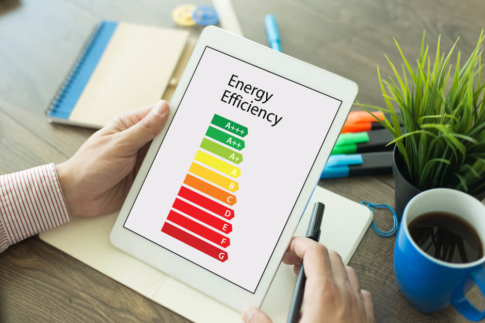 Darstellung der Energieeffizienzklassen