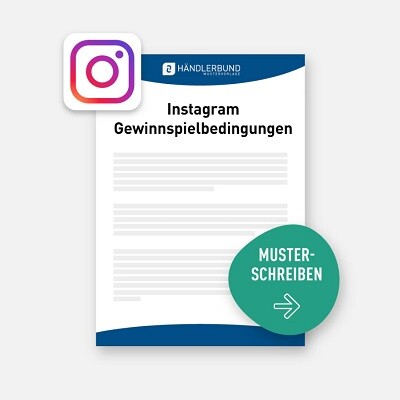 Gewinnspielbedingungen Instagram